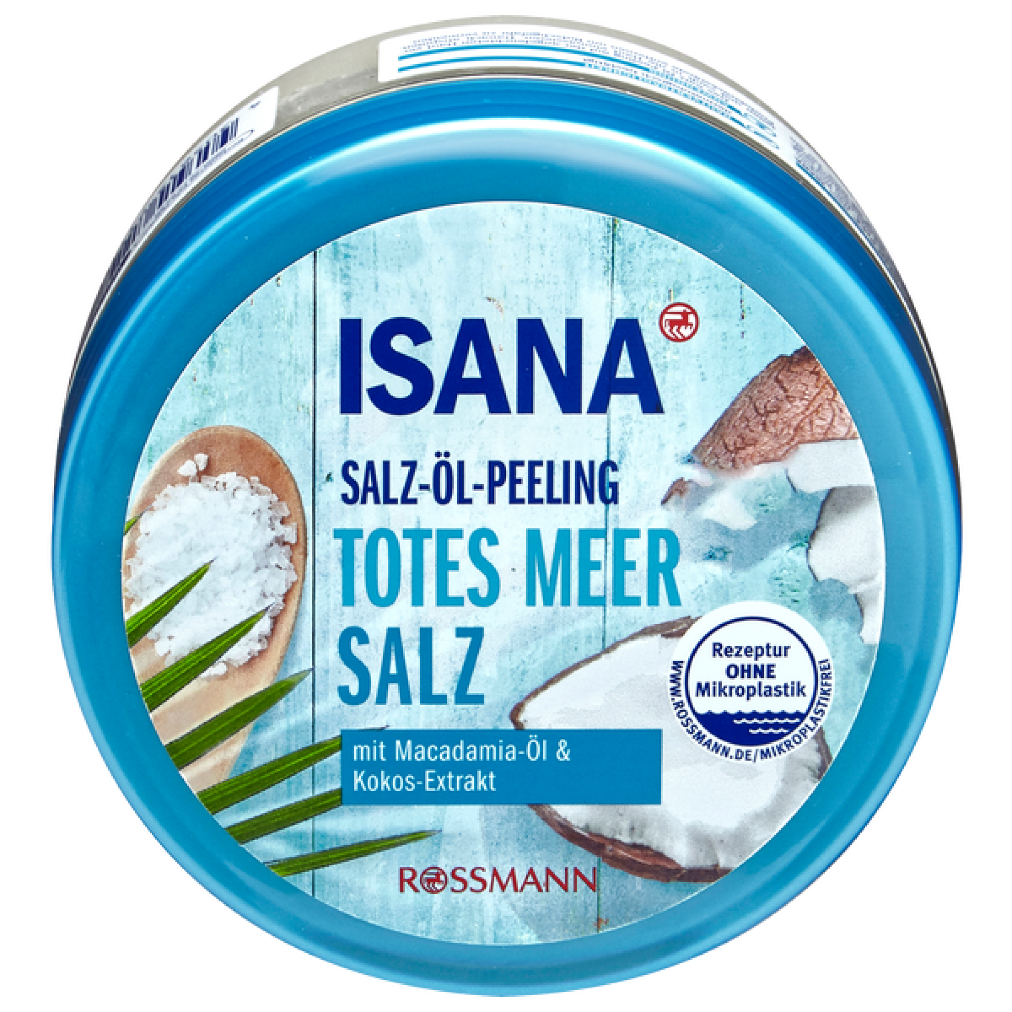isana Salz-Öl-Peeling Totes Meer Salz